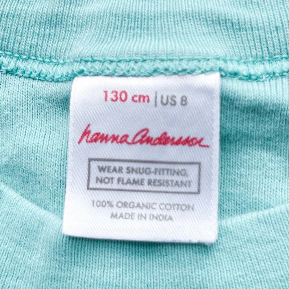 Hanna Andersson Shark‎ Print Organic Cotton Pajama Top Boys 8